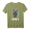 Donkey Kunst Pinselstrich T-Shirt - Tierliebe & Kunstmotiv für Esel- und Maultierfans