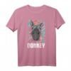 Donkey Kunst Pinselstrich T-Shirt - Tierliebe & Kunstmotiv für Esel- und Maultierfans