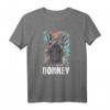 Donkey Kunst Pinselstrich T-Shirt - Tierliebe & Kunstmotiv für Esel- und Maultierfans