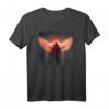 Dark Fantasy Dämon konvertiert zu Engel T-Shirt - Dunkle christliche Kunst mit KI-Design