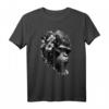Gorilla Blumen Affe Tiere Druck Kunst T-Shirt – Ausdruck der Tierliebe, ideales Geschenk für Tierliebhaber und Freunde