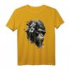 Gorilla Blumen Affe Tiere Druck Kunst T-Shirt – Ausdruck der Tierliebe, ideales Geschenk für Tierliebhaber und Freunde