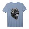 Gorilla Blumen Affe Tiere Druck Kunst T-Shirt – Ausdruck der Tierliebe, ideales Geschenk für Tierliebhaber und Freunde