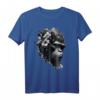 Gorilla Blumen Affe Tiere Druck Kunst T-Shirt – Ausdruck der Tierliebe, ideales Geschenk für Tierliebhaber und Freunde