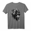 Gorilla Blumen Affe Tiere Druck Kunst T-Shirt – Ausdruck der Tierliebe, ideales Geschenk für Tierliebhaber und Freunde