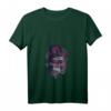 Schlange um den Schädel Tattoo Kunst T-Shirt mit V-Ausschnitt – Perfekt für Kunst- und Schlangenliebhaber