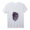 Schlange um den Schädel Tattoo Kunst T-Shirt mit V-Ausschnitt – Perfekt für Kunst- und Schlangenliebhaber
