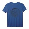 Ammonit Fossil T-Shirt mit grafischer Kunst - Beunruhigte Design, klassisch geschnitten, perfekte Geschenkidee für Fossilien- und Kunstliebhaber