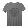 Ammonit Fossil T-Shirt mit grafischer Kunst - Beunruhigte Design, klassisch geschnitten, perfekte Geschenkidee für Fossilien- und Kunstliebhaber