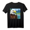Adler Aufdruck Tier Kunst Motiv Weisskopfseeadler - Retro Vintage Design für Vogel- und Tierliebhaber, ideales Geschenk für Geburtstag & Weihnachten