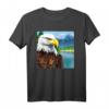 Adler Aufdruck Tier Kunst Motiv Weisskopfseeadler - Retro Vintage Design für Vogel- und Tierliebhaber, ideales Geschenk für Geburtstag & Weihnachten