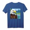 Adler Aufdruck Tier Kunst Motiv Weisskopfseeadler - Retro Vintage Design für Vogel- und Tierliebhaber, ideales Geschenk für Geburtstag & Weihnachten