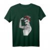 Girl Power Rosie the Riveter Damen T-Shirt - Feministisches Retro-Design für Frauen, Geburtstags- & Weihnachtsgeschenk