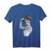 Girl Power Rosie the Riveter Damen T-Shirt - Feministisches Retro-Design für Frauen, Geburtstags- & Weihnachtsgeschenk