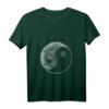Damen Yin-Yang-Symbol & Mandala Yoga T-Shirt mit V-Ausschnitt – Spirituelle Geschenkidee für Yogis, Meditierende & Balance-Suchende