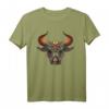 Stier-Tierkreis-Geburtstags-Geschenk T-Shirt mit asiatischer Kunst – Vintage Design für Neujahr, Reichtum & Tierkreiszeichenfans