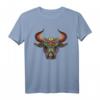 Stier-Tierkreis-Geburtstags-Geschenk T-Shirt mit asiatischer Kunst – Vintage Design für Neujahr, Reichtum & Tierkreiszeichenfans