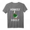 Honkely Dokely lustiges Gans Spruch Tier Kunst T-Shirt – Perfektes Geschenk für Freunde, Familie und Tierliebhaber für Alltag, Party & Weihnachten