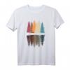 Retro Wald T-Shirt für Naturliebhaber und Wanderer – Klassisch geschnitten, perfekt für Outdoor-Aktivitäten und Naturfans