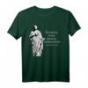 Latein - Summae Opes Inopia Cupiditatum T-Shirt mit Seneca Zitat und Seneca Bildnis – Philosophie Mode für Bildung & Weisheit