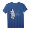 Latein - Summae Opes Inopia Cupiditatum T-Shirt mit Seneca Zitat und Seneca Bildnis – Philosophie Mode für Bildung & Weisheit