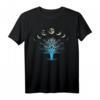Lebensbaum T-Shirt | Tree Of Life mit Mandala & Mondphasen | Spirituelles Yoga & Meditationsshirt