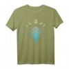 Lebensbaum T-Shirt | Tree Of Life mit Mandala & Mondphasen | Spirituelles Yoga & Meditationsshirt