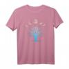 Lebensbaum T-Shirt | Tree Of Life mit Mandala & Mondphasen | Spirituelles Yoga & Meditationsshirt