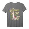 Alpaka Spanische Sprüche T-Shirt für Spanischlehrer und Spanienliebhaber – Originelles Geschenk für Geburtstag, Weihnachten & Feierlichkeiten