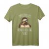 Homeschooling Schüler T-Shirt mit Faultier Motiv – Lustiges Grundschul- und Kindergarten-Shirt für zuhause Lernen und als Geschenk