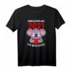 Homeschooling Koala Schüler Heimunterricht Lernen Geschenk T-Shirt - Humorvolles T-Shirt für Schüler und Eltern im Lockdown 2021