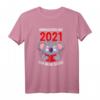 Homeschooling Koala Schüler Heimunterricht Lernen Geschenk T-Shirt - Humorvolles T-Shirt für Schüler und Eltern im Lockdown 2021