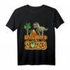 Kinder Dino Dinosaurier Einschulung Schulkind 2023 T-Shirt - Perfektes Geschenk für den ersten Schultag & Schultüte Füllung für Jungen