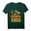 Kinder Dino Dinosaurier Einschulung Schulkind 2023 T-Shirt - Perfektes Geschenk für den ersten Schultag & Schultüte Füllung für Jungen