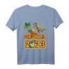 Kinder Dino Dinosaurier Einschulung Schulkind 2023 T-Shirt - Perfektes Geschenk für den ersten Schultag & Schultüte Füllung für Jungen