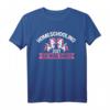 Homeschooling 2021 Einhorn T-Shirt - Klassisch geschnitten, doppelt genähter Saum