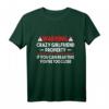 Crazy Girlfriend Property T-Shirt – Lustiges Spruchshirt für Männer und Frauen, ideales Geschenk für Geburtstag, Weihnachten & besondere Anlässe