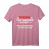 Crazy Girlfriend Property T-Shirt – Lustiges Spruchshirt für Männer und Frauen, ideales Geschenk für Geburtstag, Weihnachten & besondere Anlässe