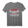 Crazy Girlfriend Property T-Shirt – Lustiges Spruchshirt für Männer und Frauen, ideales Geschenk für Geburtstag, Weihnachten & besondere Anlässe