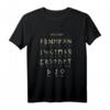 Runic Alphabet Wikinger Runen T-Shirt – Mythologie, Asgard & Odin Geschenk für Nordkultur- und Runenfans