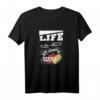 Lustiges Quotes T-Shirt: Life Is Too Short To Learn German – Perfektes Geschenk für Sprachliebhaber, Deutschlerner & Lehrer zu Weihnachten, Geburtstag & mehr