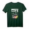 Lustiges Quotes T-Shirt: Life Is Too Short To Learn German – Perfektes Geschenk für Sprachliebhaber, Deutschlerner & Lehrer zu Weihnachten, Geburtstag & mehr