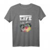 Lustiges Quotes T-Shirt: Life Is Too Short To Learn German – Perfektes Geschenk für Sprachliebhaber, Deutschlerner & Lehrer zu Weihnachten, Geburtstag & mehr