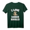I Love Gefahr Nudeln T-Shirt – Süßes Schlange Tiermotiv für Reptilien- und Schlangenliebhaber, perfekt als Geschenk für Männer, Frauen & Kinder