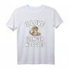 I Love Gefahr Nudeln T-Shirt – Süßes Schlange Tiermotiv für Reptilien- und Schlangenliebhaber, perfekt als Geschenk für Männer, Frauen & Kinder
