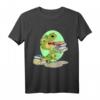 Kawaii Dino Buch lesen Leseratte Bücherwurm Nerd Literatur T-Shirt – Perfekt für Bücherliebhaber & Dino-Fans, ideal zum Tag des Buches am 23. April