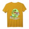 Kawaii Dino Buch lesen Leseratte Bücherwurm Nerd Literatur T-Shirt – Perfekt für Bücherliebhaber & Dino-Fans, ideal zum Tag des Buches am 23. April
