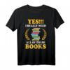 Bücherwurm T-Shirt - Lustiges Geschenk für Bücherliebhaber, Leseratten und Bibliothek-Fans