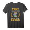 Bücherwurm T-Shirt - Lustiges Geschenk für Bücherliebhaber, Leseratten und Bibliothek-Fans