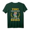 Bücherwurm T-Shirt - Lustiges Geschenk für Bücherliebhaber, Leseratten und Bibliothek-Fans